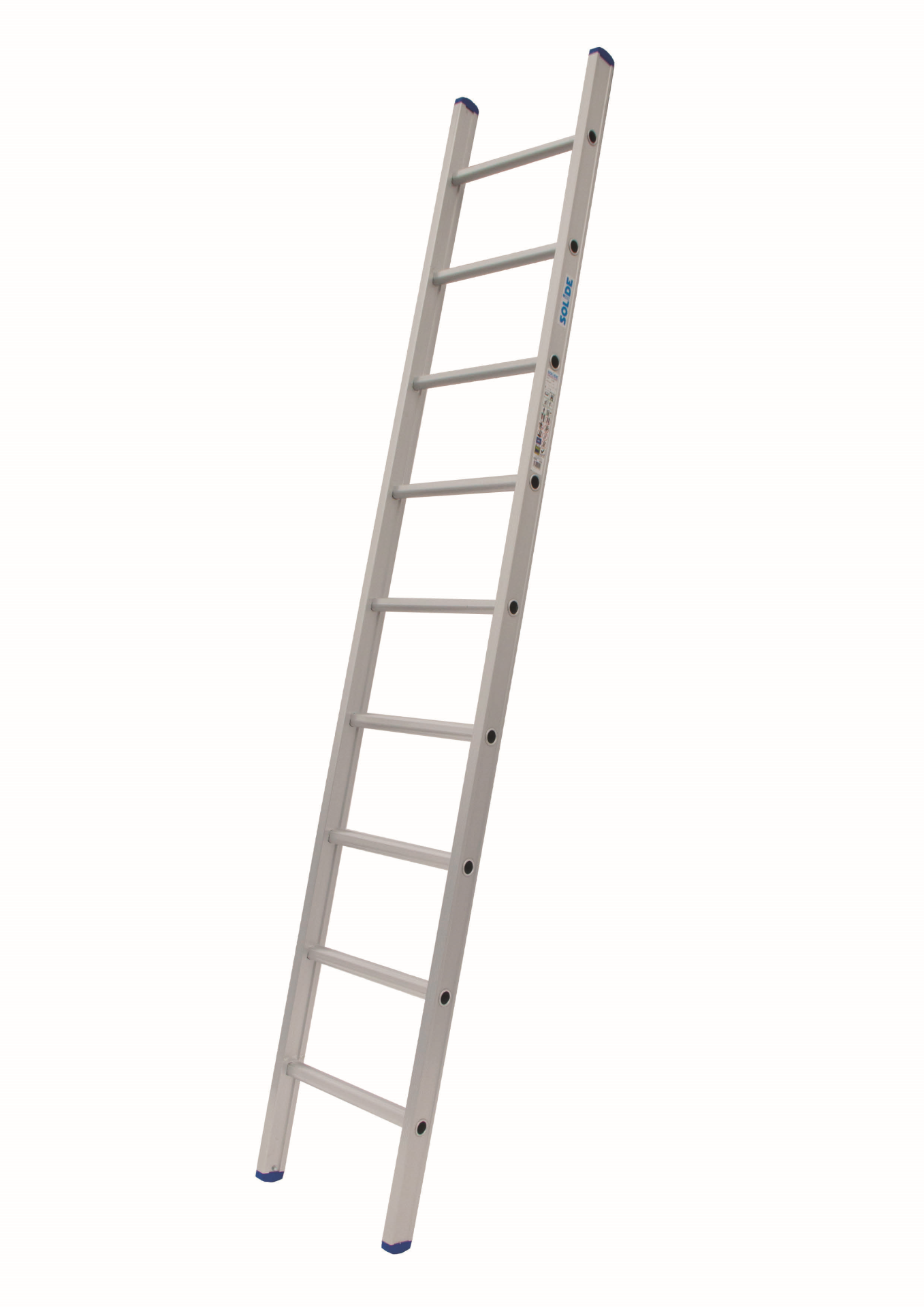affix draaipunt begin Enkele ladder / 9 sporten, rechte voet, balk - Enkele ladders - Proklim